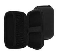 TOVINANNA 2 Piezas Bolsa Rígida para Micrófono Inalámbrico Estuche EVA Resistente Protección contra Golpes y Agua de Portátil para Micrófono Cargador y Cámara Negro