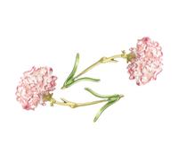 TOVINANNA 2 Piezas broche de clavel flores Decorar clips de suéter bisuteria mujer bijuteria mujer pinzas para el cuello del vestido Clip de cárdigan de dibujos animados chal aleación rosa