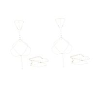 TOVINANNA 2 Piezas cadena del cuerpo collar de cadena de cuerpo para mujer cadenas corporales para mujeres cadenas de cintura para traficantes de baño cadena de metal aleación Dorado