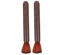 TOVINANNA 2 piezas Cepillo de Limpieza para Violín y Erhu Mango de Madera Maciza y Cerdas de Lana Flexibles para Eliminar Polvo y Cuerdas Diseño Portátil y Ergonómico para Cuidado