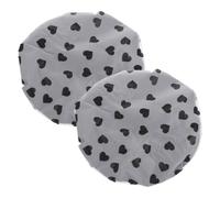 TOVINANNA 2 Piezas gorro de ducha gorras de plástico para el cabello gorro para cabello rizado gorra para secar el cabello gorro de pelo rizado gorro de baño para pelo largo Satín Negro