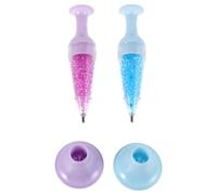 TOVINANNA 2 Piezas Herramientas De Manicura Herramientas De Bordado De Diamantes Pluma De Manicura Pluma De Puntos De Diamante Bolígrafo De Diamante Para Arte Con Diamantes El Plastico