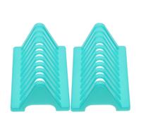 TOVINANNA 2 Piezas Soporte de Secado de de Drenaje Laboratorio Organizador Resistente Vidrios de Experimentos Científicos