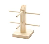 TOVINANNA 2 Piezas Soporte Exhibición Gafas Sol de Madera Maciza Estante Organizador para Gafas de Sol y Lectura Diseño Compacto y Artesanal para Hogar y Oficina