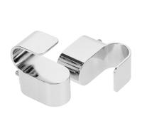 TOVINANNA 2 Piezas Soportes para Barra de Armario de Aleación de Zinc, Resistentes al Óxido y Corrosión, Diseño Versátil y Fácil Instalación para Organización de Ropa Hogar