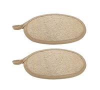 TOVINANNA 2 Piezas Toalla de Baño de Lufa Esponja de Lufa Cuerpo Espalda Artículos de Limpieza Corporal Estropajo de Luffa Toalla de Ducha