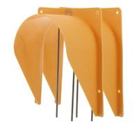 TOVINANNA 2 Puertas para Jaulas de Aves Diseño Europeo, Fácil Acceso y Instalación, Hechas de Plástico y Hierro, Pack de 2 Piezas para Suministros de Carreras de Aves