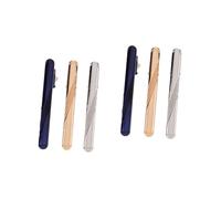 TOVINANNA 2 Series Conjunto De Pasadores De Corbata Regular Broche De Corbata Los Hombres Atan Accesorios Padrinos De Boda Clips Clip De Traje Formal Clip En Lazos Cobre 3 Piezas*2