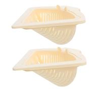 TOVINANNA 2 Unidades Cesta Triangular Magnética para Fregadero de Cocina Multiusos Diseño Duradero para Organizar Utensilios y Esponjas en Cocinas Pequeñas