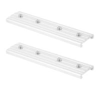 TOVINANNA 2 Unidades Conector Costuras Riel de Cortinas para de Aleación o de Aluminio Compatibilidad Conexión sin en Estilo Modern o y Oculto y para Ventanas y Rieles
