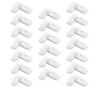 TOVINANNA 20 Pares Almohadillas Nasales para Gafas Antideslizantes de Silicona Transparente Cuadradas Repuestos Suaves para Puente Nasal Accesorios para Gafas Uso Cómodo y Duradero
