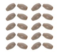 TOVINANNA 20 Piezas de Tope para Cordón Ciego de Madera Forma de Oliva, Accesorio Ligero y Cómodo para Persianas y Cortinas en Reemplazo