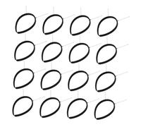 TOVINANNA 20 Piezas Diadema con Muelles DIY Aros con Resorte para Manualidades Accesorios de Cabello de Moda para DIY Handmade Crafts Negro