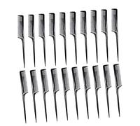 TOVINANNA 20 Piezas Peine De Puntiaguda Colores Brillantes Peine De Peluquería Antiestático Herramienta De Barbero Para Salón De Belleza