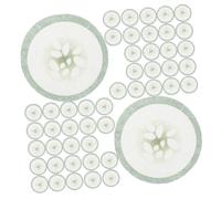 TOVINANNA 200piezas Mascarilla De Pepino Para Ojos Oculares No Tejidos Cuidado Piel De Mujeres Estampado De Pepino Hidratación