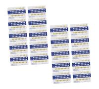 TOVINANNA 2juegos Tarjetas De Comparación De De Dientes Guía De Para Profesional y Personal Para Evaluar El Blanqueamiento