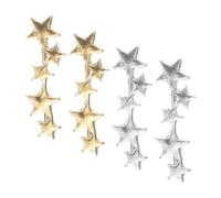 TOVINANNA 2Pares Pendientes de Rastreadores para Mujeres de Minimalistas de Pendientes de Oretes de Único Accesorios Elegantes para Ocasiones Especiales