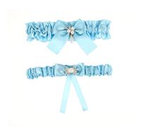 TOVINANNA 2piezas Anillo de Pierna de Liga de Novia de Cinturón Decorativo para Boda Conjunto de Leg Bands para Novia Día Boda