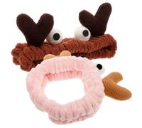TOVINANNA 2piezas Diademas De Spa Para Cuidado Facial De Diademas Decorativas Bandas De Maquillaje Elásticas y Suaves Accesorios Para Hogar y Belleza Para Limpiar La Cara y Maquillarse