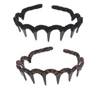 TOVINANNA 2piezas Diademas Para Mujeres y Niñas Accesorio Antideslizante Adecuado Para Diversas Actividades