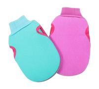 TOVINANNA 2piezas Guantes Exfoliantes De Ducha Para Adultos Manoplas Exfoliantes Para Limpieza Profunda y Exfoliación Para Mujeres y Hombres Color