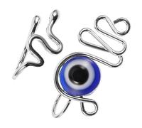 TOVINANNA 2piezas Joyería Nasal Para Mujeres Anillo Nasal Diseño Ojo y Serpiente Cómodo Clip