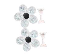 TOVINANNA 2piezas Soportes Magnéticos Para Practicar Uñas Postizas Forma De Flor Esmalte De Gel Kit De Entrenamiento Diy