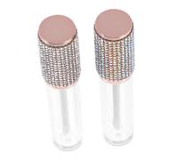 TOVINANNA 2piezas Tuberías De Gloss Labial Transparentes De Contenedores Vacíos De Brillo Para Labios Perfectos Para y