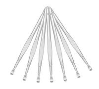 TOVINANNA 3 Juegos Cuchara De Oreja De Acero Inoxidable Fabricación De Aretes Pendientes De Plata Clip En El Convertidor De Pendientes Aretes De Plata Pura Silver 12 Uds * 3