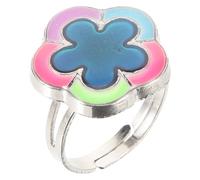 TOVINANNA 3 Piezas Anillo Luminoso Que Cambia De Color Anillos De Humor Para Anillos De Joyería De Cambio De Color De Estado De Ánimo Ajustables Aleación