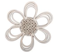 TOVINANNA 3 Piezas Bohemian Daisy Wall Art Natural Wood Flower Hanging Pendant For Nursery Bedroom Rustic Boho Decor con Estilo Único