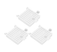 TOVINANNA 3 Piezas Caja para Abeja Reina de Plástico Blanco Diseño Multifuncional y Protector Seguro, Herramienta Adecuado para Apicultores en Uso al Aire Libre y Apicultura Doméstica