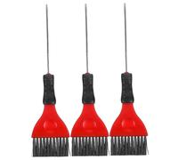 TOVINANNA 3 Piezas Cepillo De Color De Pelo De Aguja De Peine Cepillo Aplicador De Tinte Para El Cabello Cepillo Para Peinar El Cabello Equipo Bigudí Frustrar Rata Rastrillo El Plastico