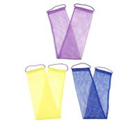TOVINANNA 3 Piezas de Esponjas de Baño Africanas Cepillo de Ducha Cepillo de Espalda para Mujeres Y Hombres