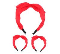 TOVINANNA 3 piezas Diademas con y Orejas de Conejo Suaves y Ligeras Accesorio Trenzado para Mujeres y Niñas para Fiestas y Festivales