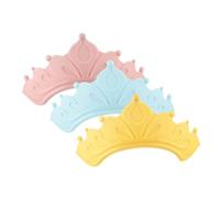 TOVINANNA 3 Piezas Gorro de Ducha para Protección para Oídos y Ojos para Bañar y Enjuagar el Cabello de Dibujos Animados para Momentos de Diversión