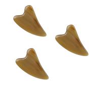 TOVINANNA 3 Piezas placa raspadora facial jade guasha tablero de desguace - Tablero de masaje portátil herramienta de masaje tabla de masaje tablero triangular junta tablero de raspado