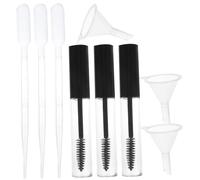 TOVINANNA 3 Piezas Tubo De Rímel Vacío De 10ml Contenedor De Viaje De Crema Dispensador De Bomba De Espuma Botellas De Champú Vacías Con Bomba Envase De Crema Facial De Viaje