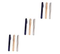 TOVINANNA 3 Series Conjunto De Pasadores De Corbata Clips Regular Los Hombres Atan Accesorios Padrinos De Boda Broche De Corbata Pinzas De Corbata Titular De Corbata Cobre 3 Piezas*3
