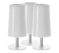 TOVINANNA 3 Topes para Persianas de Plástico Blanco Superficie Lisa y Diseño Resistente para Uso en Ventanas y Puertas del Hogar
