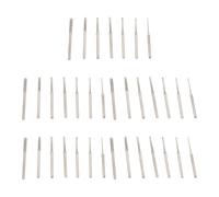 TOVINANNA 35 Piezas Brocas de Diamante de Esmeril para Perforar Ámbar y Ágata Precisión y Limpieza, Ideales para Joyería Artesanal y Uso en Taller