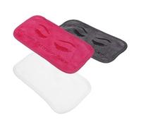 TOVINANNA 3piezas Almohadillas Rectangulares Reutilizables Para Extensiones De Pestañas Diadema Almohadillas Soporte Frente Kit De