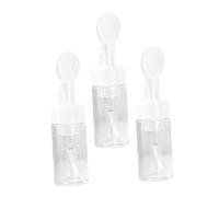TOVINANNA 3piezas Cepillo Limpiador de Botellas de Espuma Contenedor Rellenable Práctico Subbotella para Lavado Facial