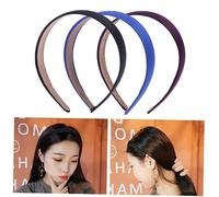 TOVINANNA 3piezas Diadema de Ala Ancha Retro Diadema para Mujer y Niña Cinta Antideslizante para Fiesta o Diario Color Morado