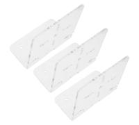 TOVINANNA 3piezas Estantes Flotantes Acrílicos Transparentes para Cámaras Seguridad y Altavoces Soporte Pared Resistente Fácil Instalar para Proyector y Vigilabebés Paquete