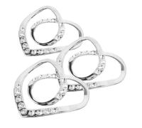 TOVINANNA 3piezas Hebilla De Bufanda Antideslizante Anillos Para Bufandas Cierres Para Para Usar De Verano Incluidas