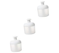 TOVINANNA 3piezas Lavadora De Facial Portátil De Dispositivo De Jabón Para Limpiador Facial Para Gel De Ducha y Champú Blanco