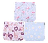 TOVINANNA 3piezas Mini Bolsas para Guardar Monedas Neceser Pequeño para Maquillaje Bolsas De Almacenamiento Portátiles Monedero para Mujer Compartimentos para Cosméticos y Accesorios