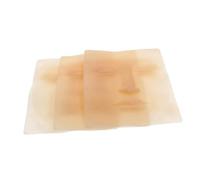 TOVINANNA 3piezas Piel De Práctica De Silicona Para Maquillaje De Labios y Cejas Para Entrenamiento Microblading y Técnicas De Maquillaje