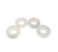 TOVINANNA 4 Almohadillas de Jade para Moxibustión, Aislante Térmico Resistente al Calor, Base Estable para Quemador, Accesorio para Terapia Hogar, Esterilla Curativa Tradicional,